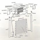 ARANYTÖLGY SZÍNŰ alumínium redőny,szúnyoghálóval