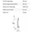 Bézs /Beige/ alumínium redőnypalást egyedi méretre